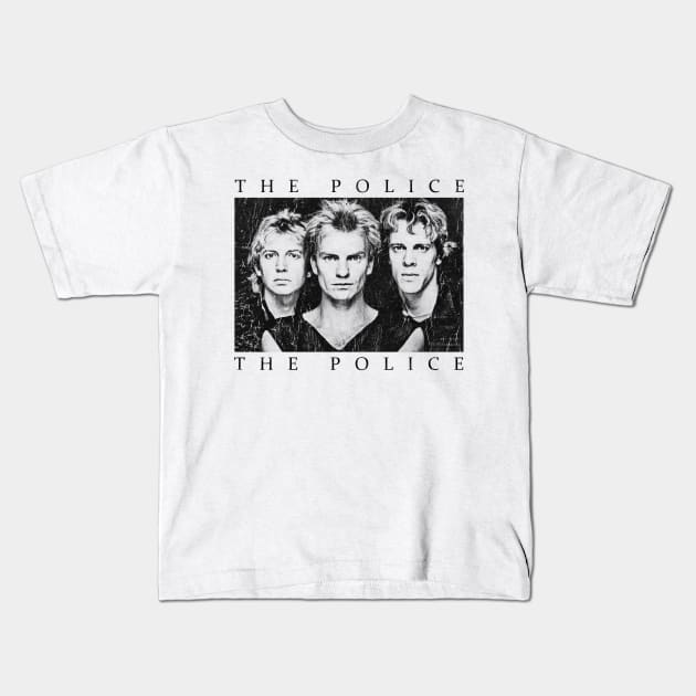 Retro The Police Kids T-Shirt by DudiDama.co